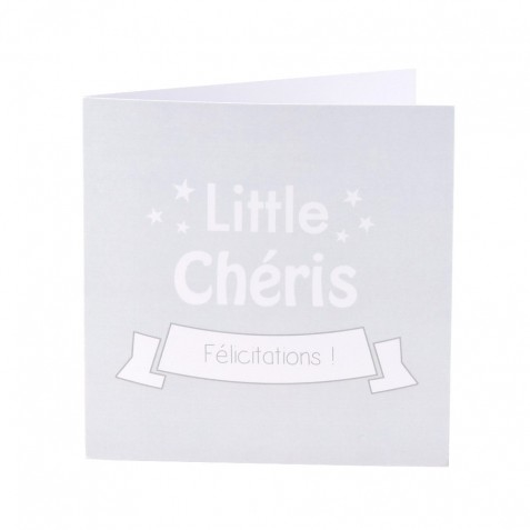 Carte de Félicitations - GRIS