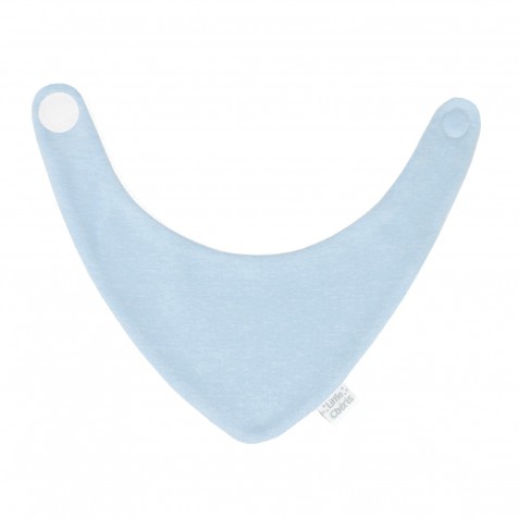 Bavoir bandana - BLEU chiné