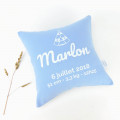 Coussin de naissance - BLEU - Marquage si pas de personnalisation