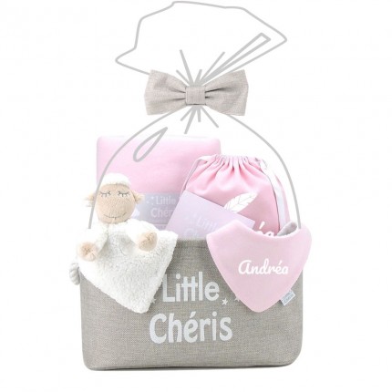 coffret naissance bébé fille personnalisé