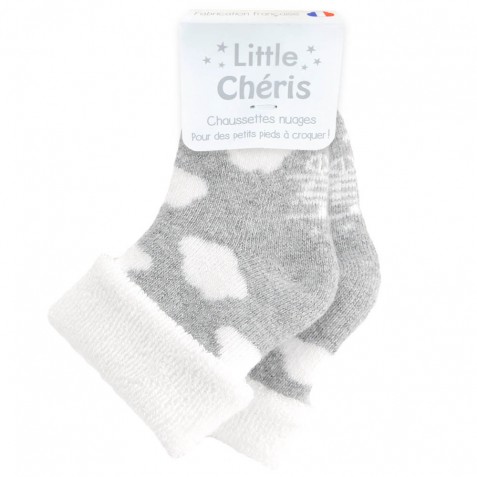 Chaussettes Nuage - GRIS