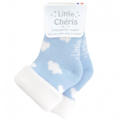 Chaussettes Nuages - BLEU