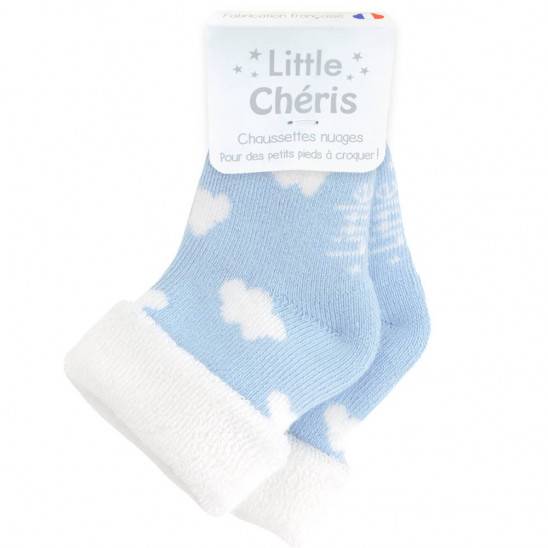 Chaussettes Nuages - BLEU