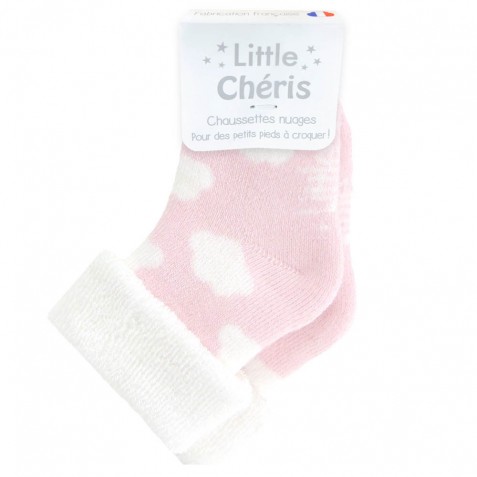 Chaussettes Nuages - ROSE